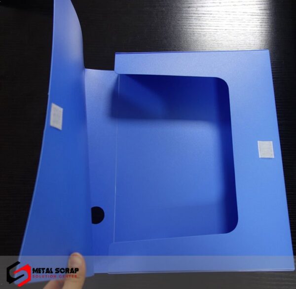 Portable A4 file box PP plastic file folder box - Image 4