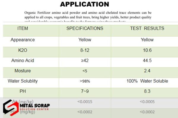 Foliar Spraying Amino Acid Chelate Potassium - Image 4