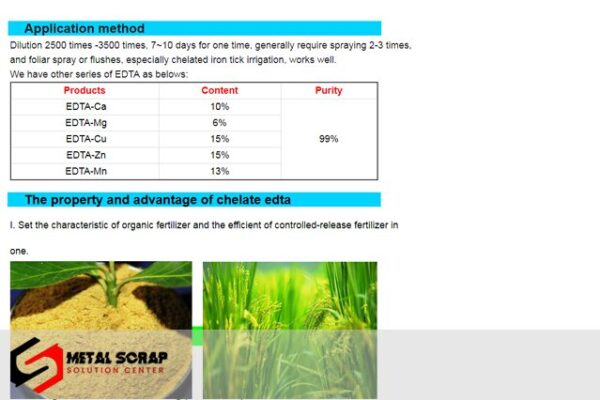 Iron chelate fertilizer for agricultural micronutrients - Image 4