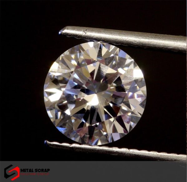 GIA loose certified 2.07ct VVS2 D round brilliant diamond