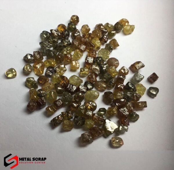 123.67 Carats Mixed Fancy Natural Uncut Cuttable Rough Diamond Lot ANABAR MINE - Image 2