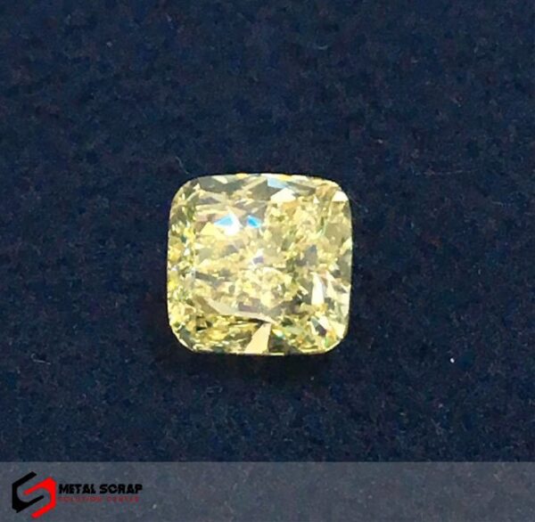 5.01Cts Fancy Yellow Loose Diamond Natural Color Cushion Cut GIA Certified - Image 5