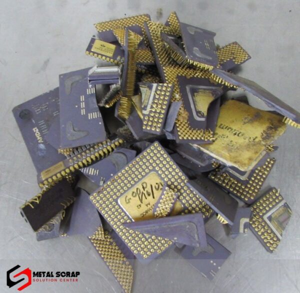 Ceramic CPU scrap (Gold Plated) - Image 3