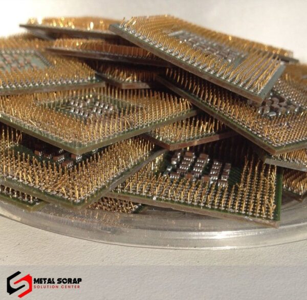 Ceramic CPU scrap (Gold Plated) - Image 2
