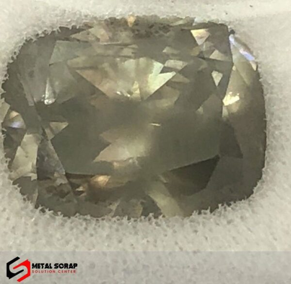 6.31ct Cushion Fancy Y.G.Green Si3 Certified AIG Natural Diamond Natural NR - Image 3