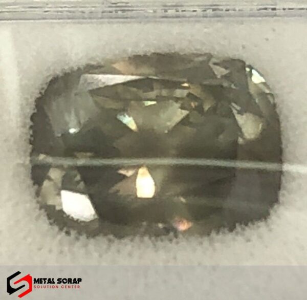 6.31ct Cushion Fancy Y.G.Green Si3 Certified AIG Natural Diamond Natural NR - Image 6