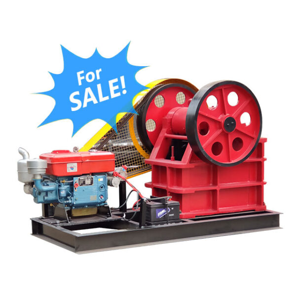 Diesel engine  jaw crusher machine