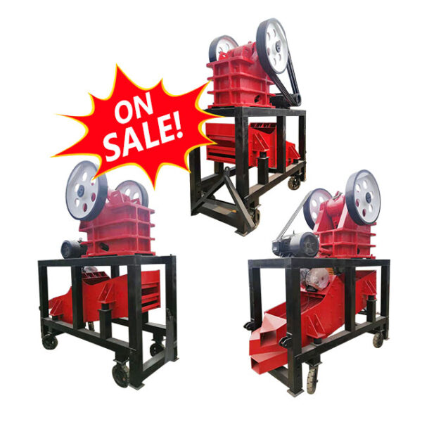 Jaw crusher with screen
