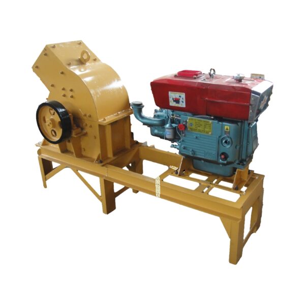 Diesel engine hammer crusher