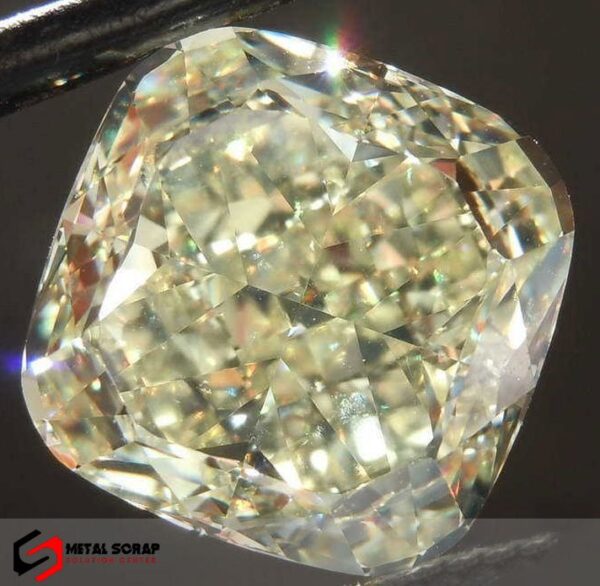 10.67ct Yellow VVS1 Cushion Cut Diamond - Image 5